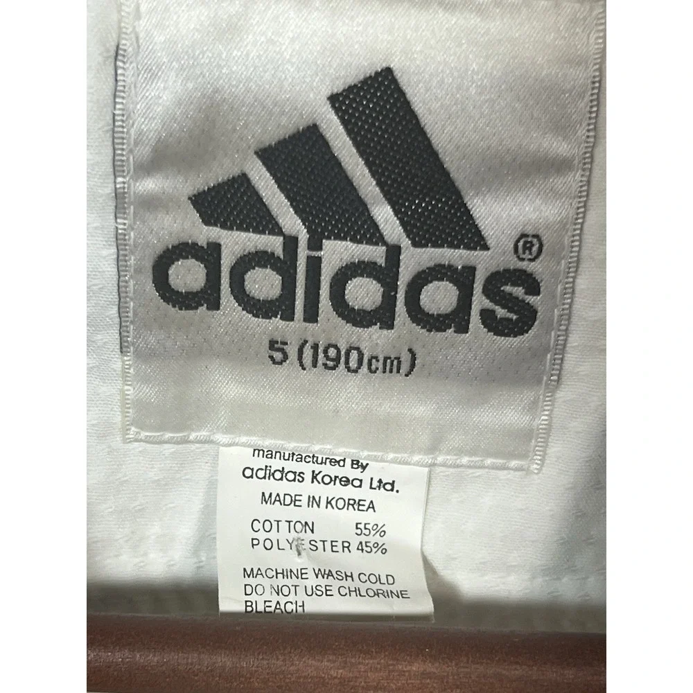VTG‎ Adidas Adichamp Y2K Tae Kwon Do Uniform Korea Size 5 AOP 061